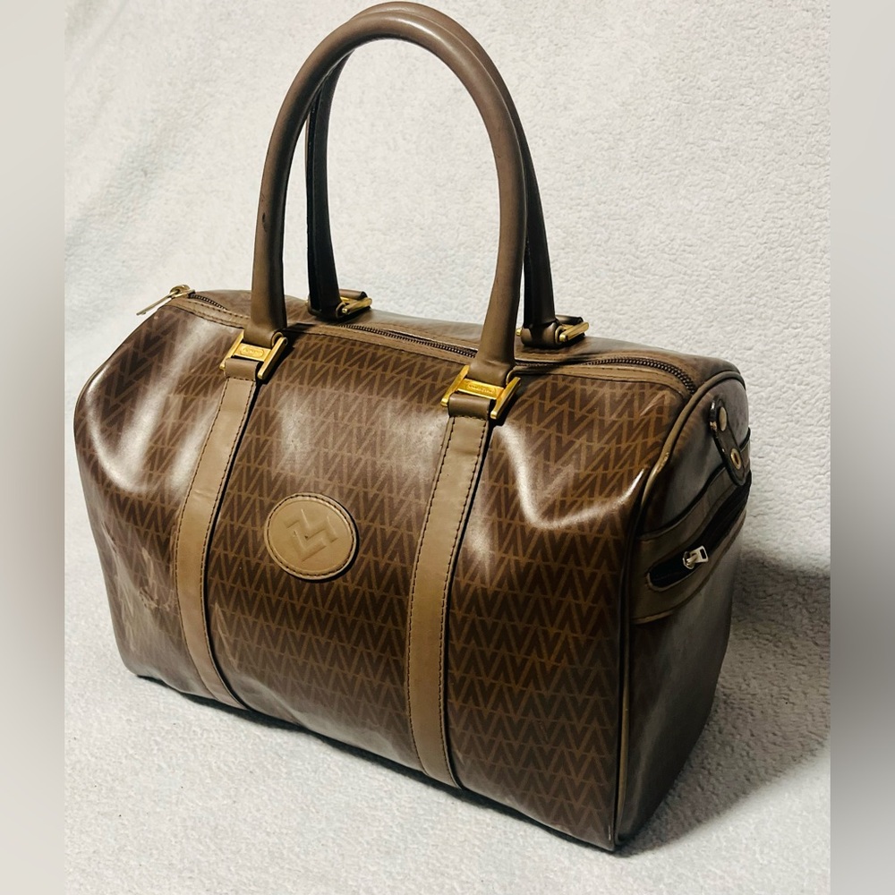 Mario Valentino Monogram Boston Bag - Picture 2 of 12